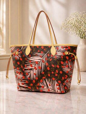 Authentic Louis Vuitton Neverfull MM Monogram Jungle Dot Tote | Limited Edition